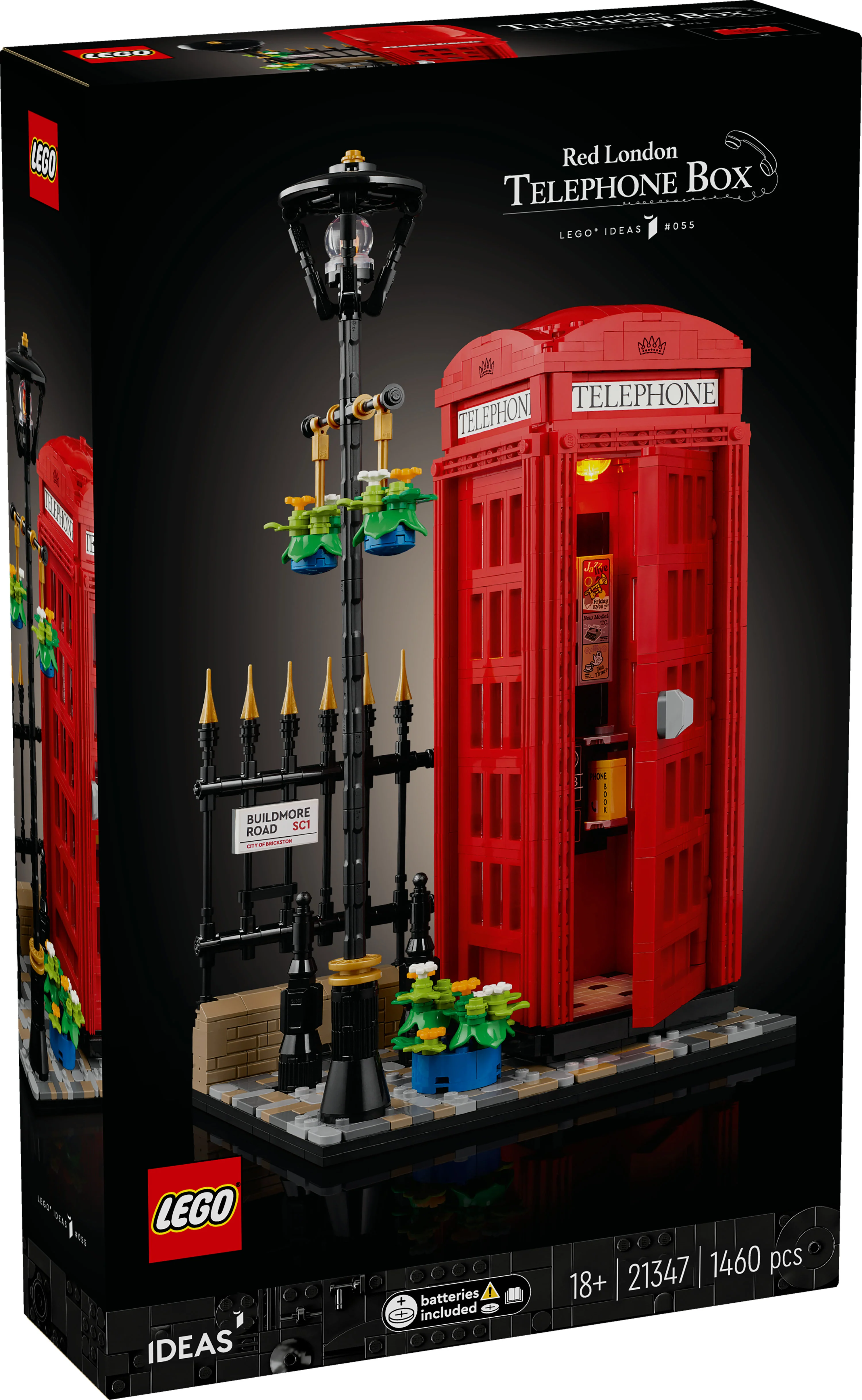 LEGO 21347 Ideas Rød London Telefonboks