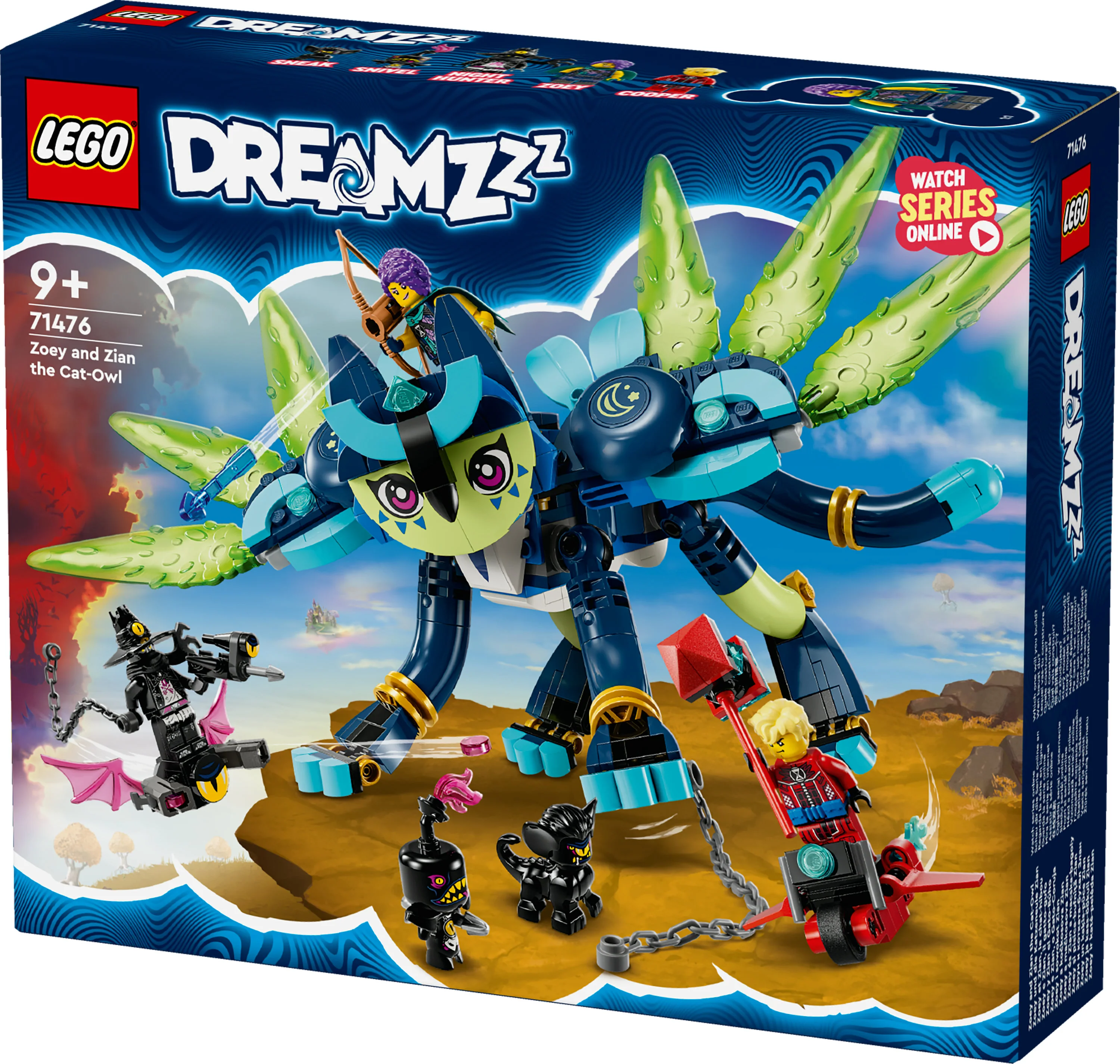 LEGO 71476 DREAMZzz Zoey and Zian kat uglen