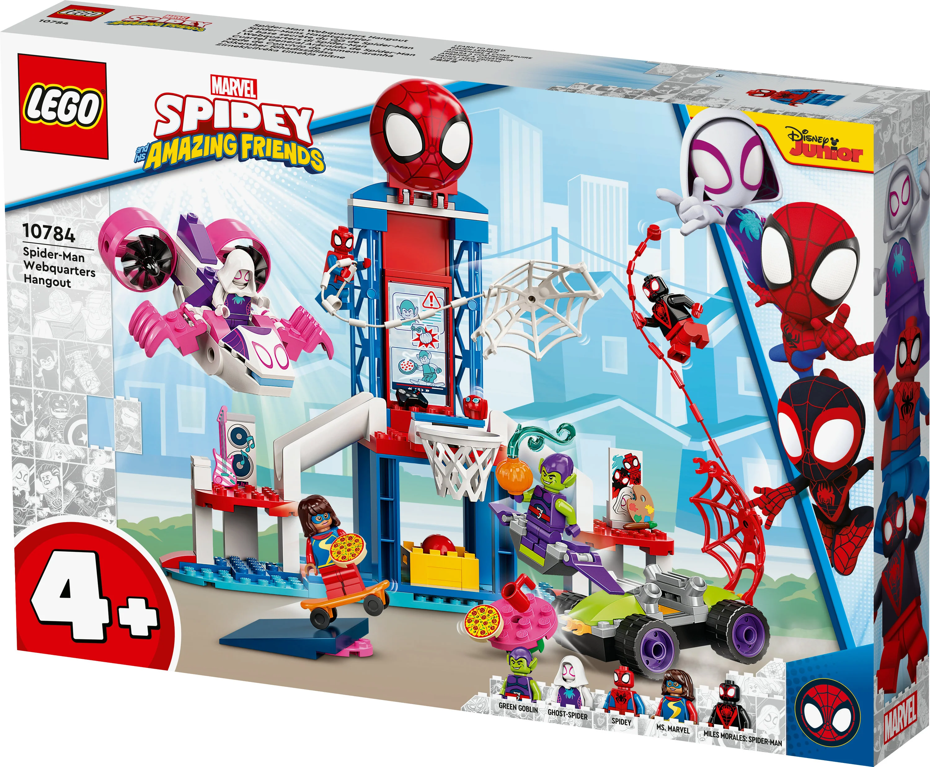 LEGO 4+ Spider-Man's Hovedkvarter - 10784