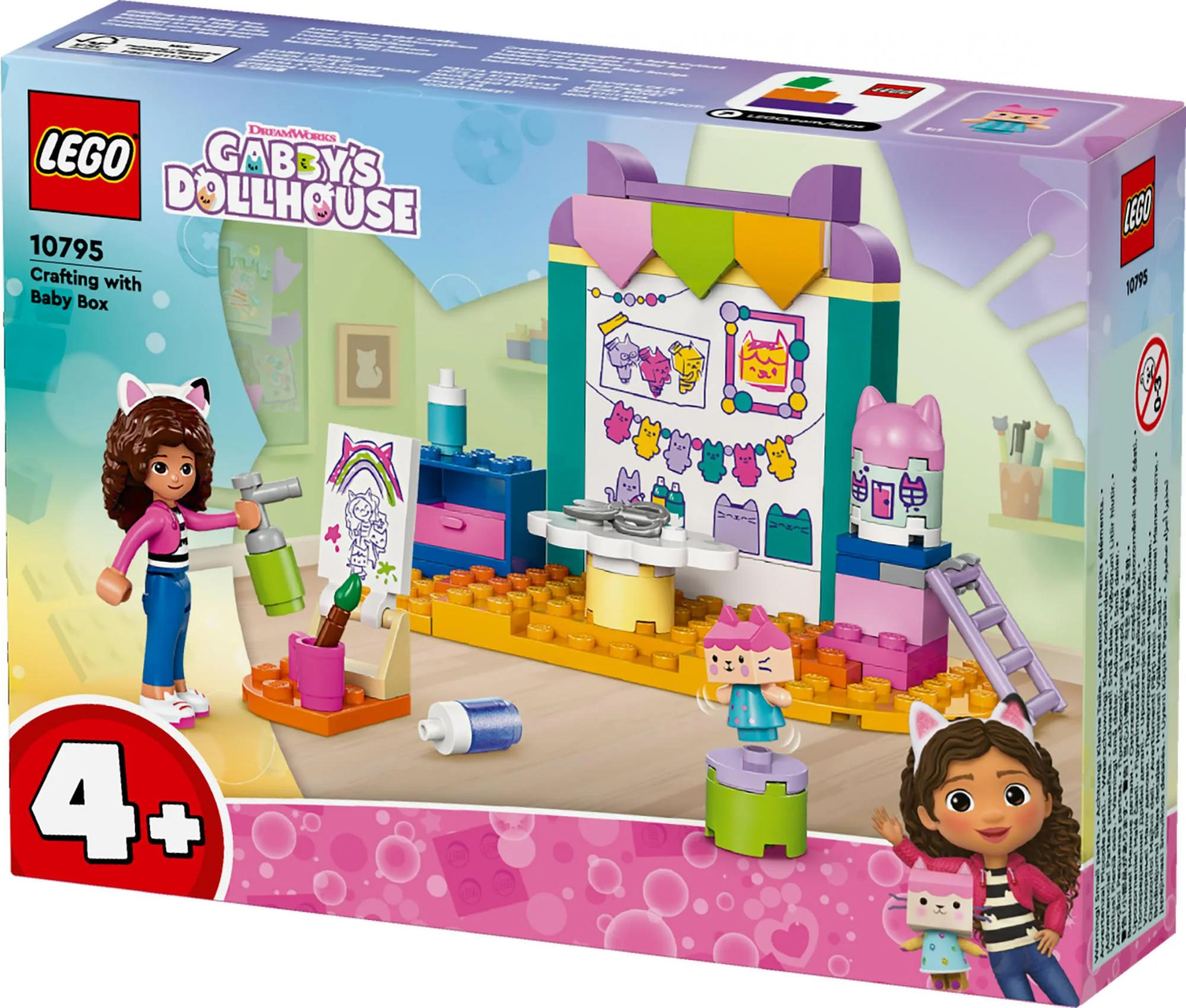 LEGO 10795 Gabby's Dollhouse Crafting Fun with Baby Box