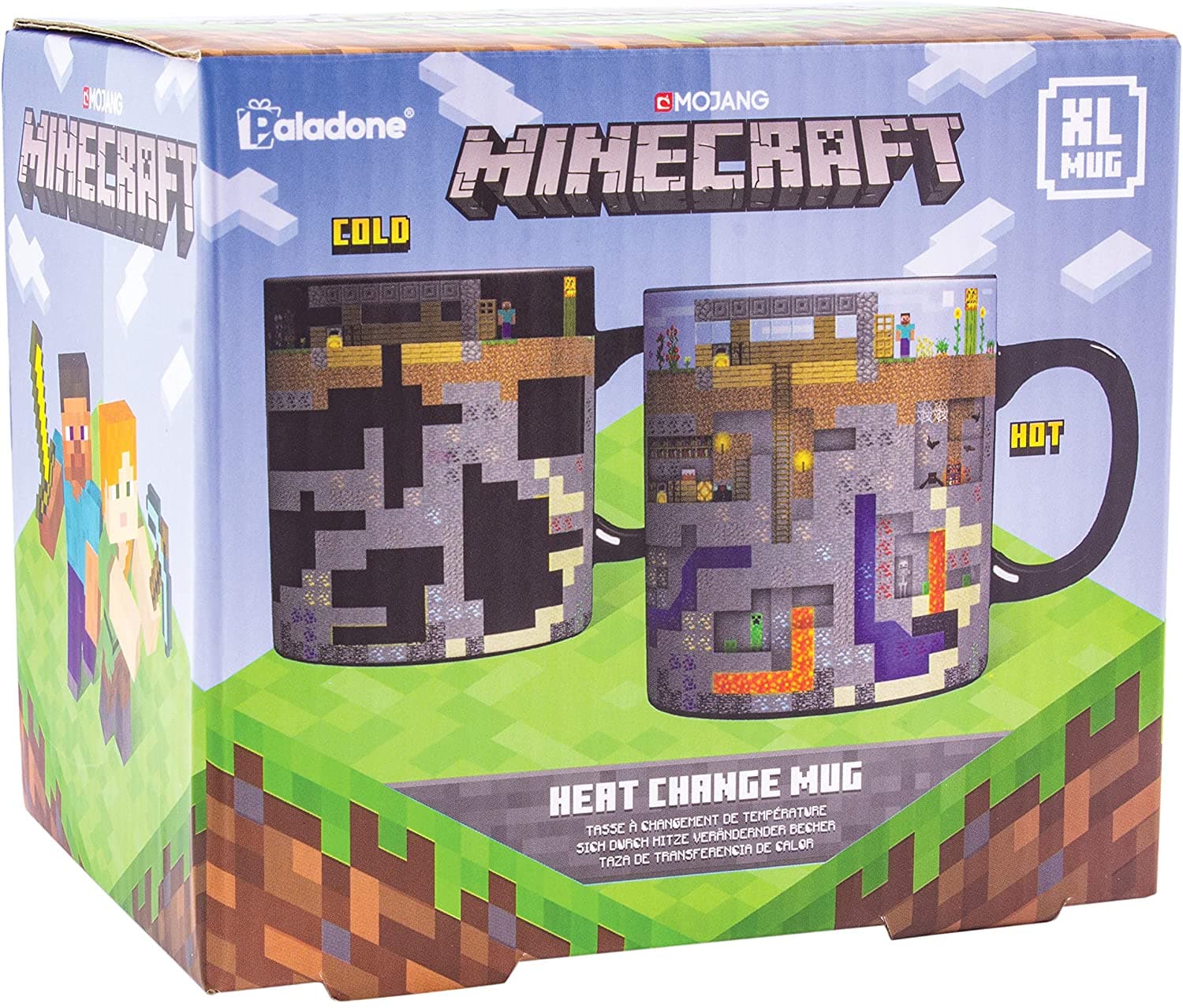 Minecraft– Farbwechselnder XL-Becher– 550 ml