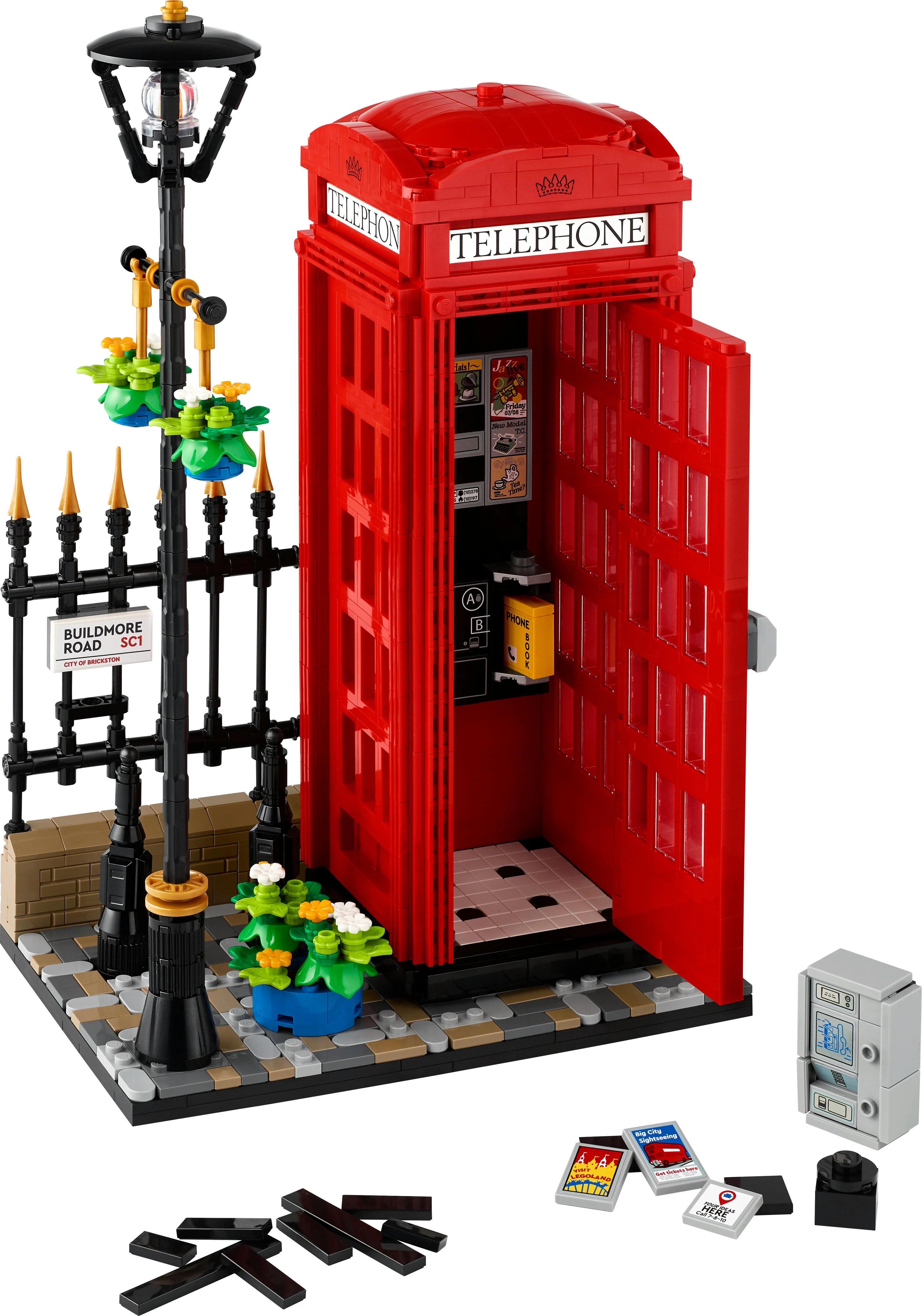 LEGO 21347 Ideas Rød London Telefonboks