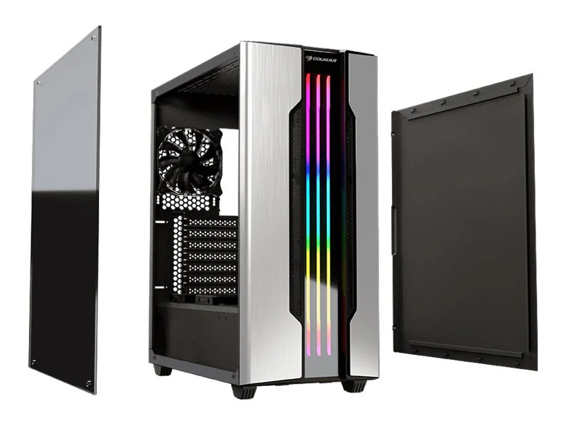 Cougar Gemini S Tower Extended ATX Schwarz Silber