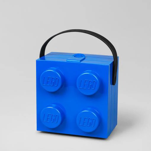 Room Copenhagen LEGO Box with Handle. Storage Box (Blue)