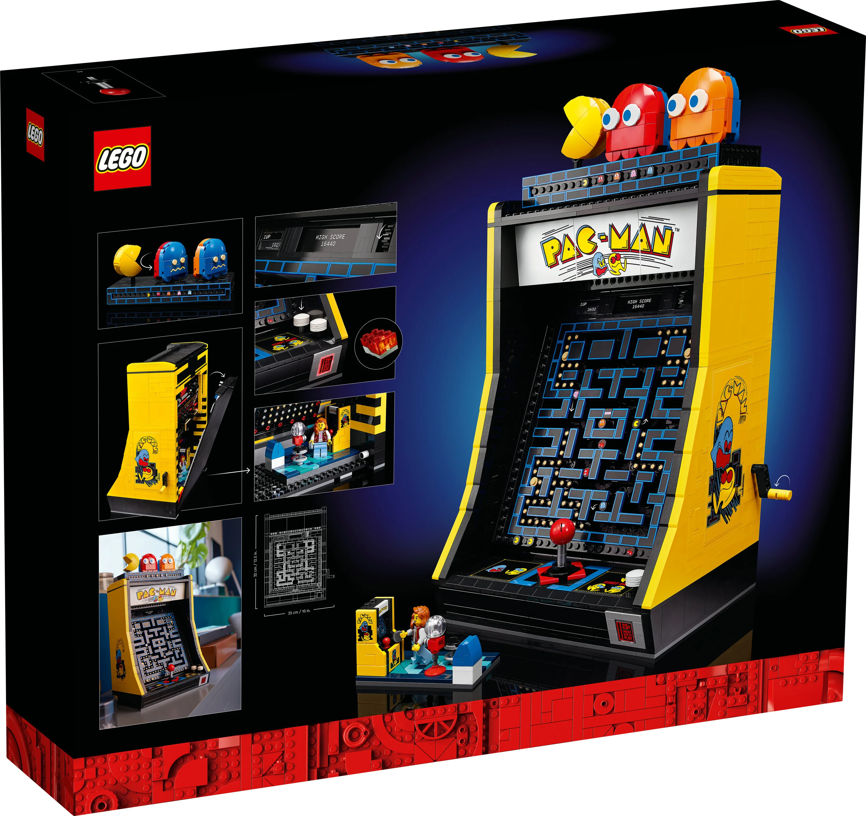 LEGO 10323 Icons PAC-MAN spille maskine