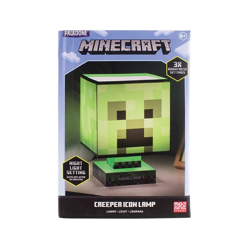 Minecraft Creeper Icon-Lampe