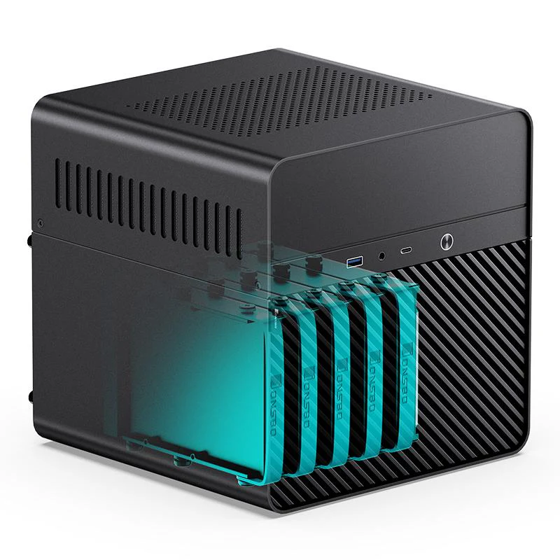 Jonsbo N2 Mini-ITX. Sort