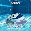 Arebos Automatic Pool Robot | Pool Cleaner for Wall.Floor and Waterline - Up to 100 m鲁 - APP Controlled - 3 Modes - Online Shop