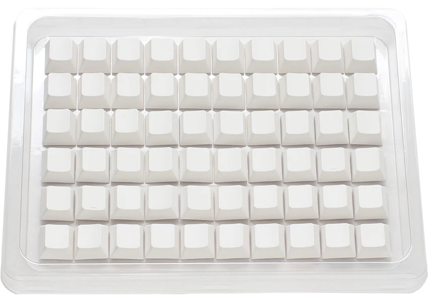 Ducky Blank - 132 Keycap Set - Hvid