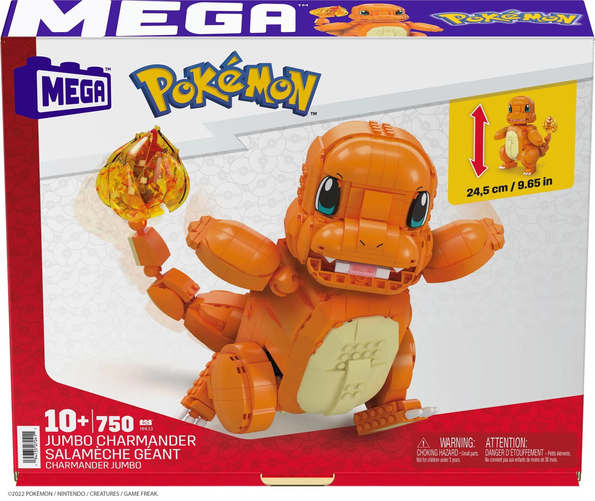 MEGA - Pokémon Byggesæt - Jumbo Charmander (HHL13)