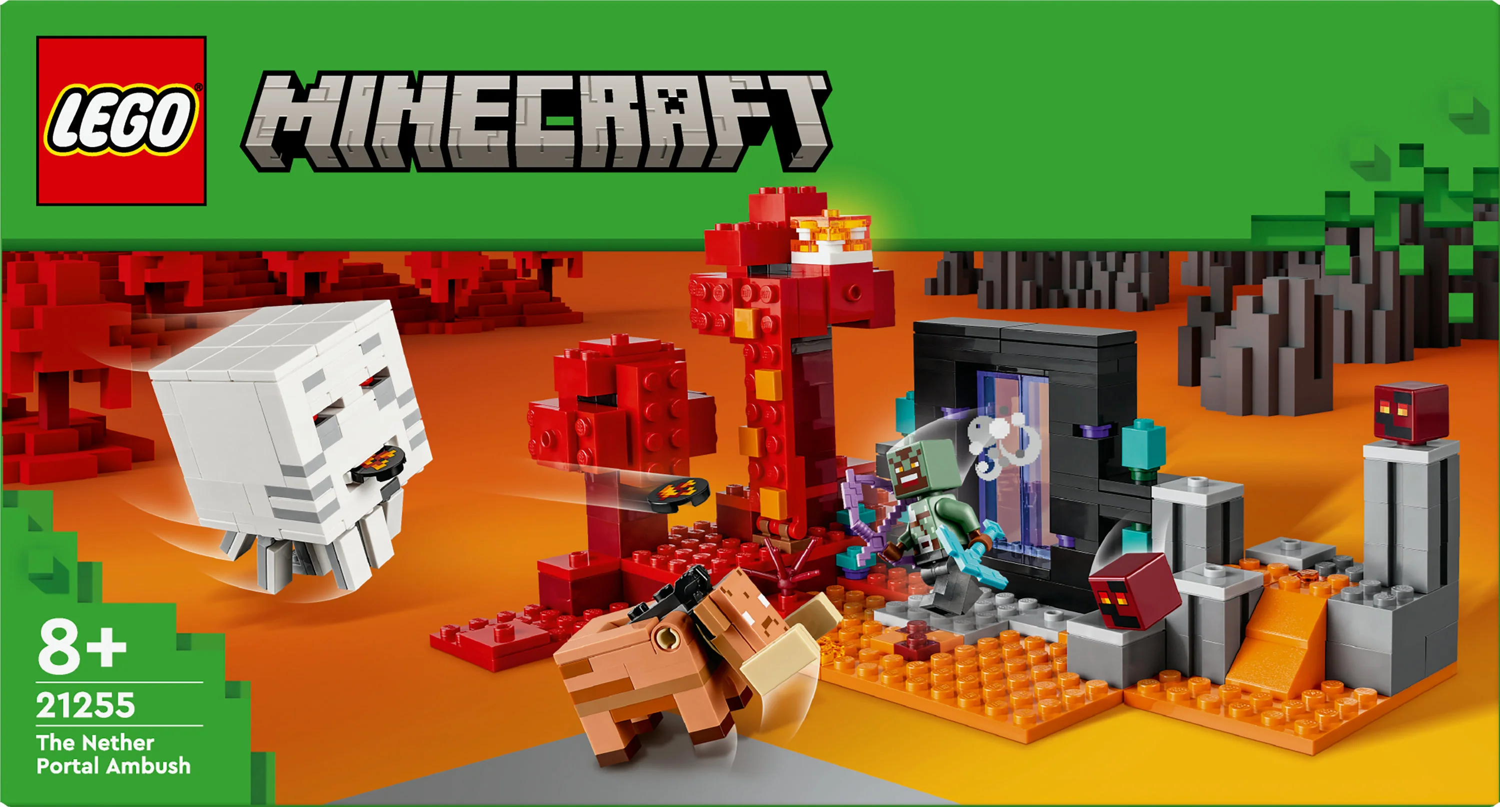 LEGO Minecraft - The Nether Potal Overfald