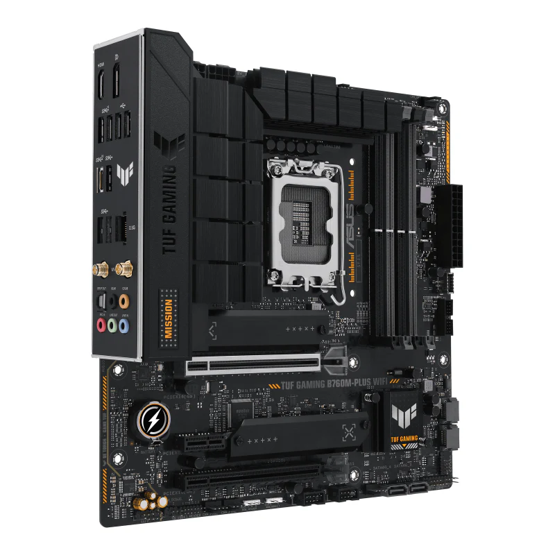 ASUS TUF GAMING B760M-PLUS WIFI (mATX. B760. LGA 1700. DDR5)