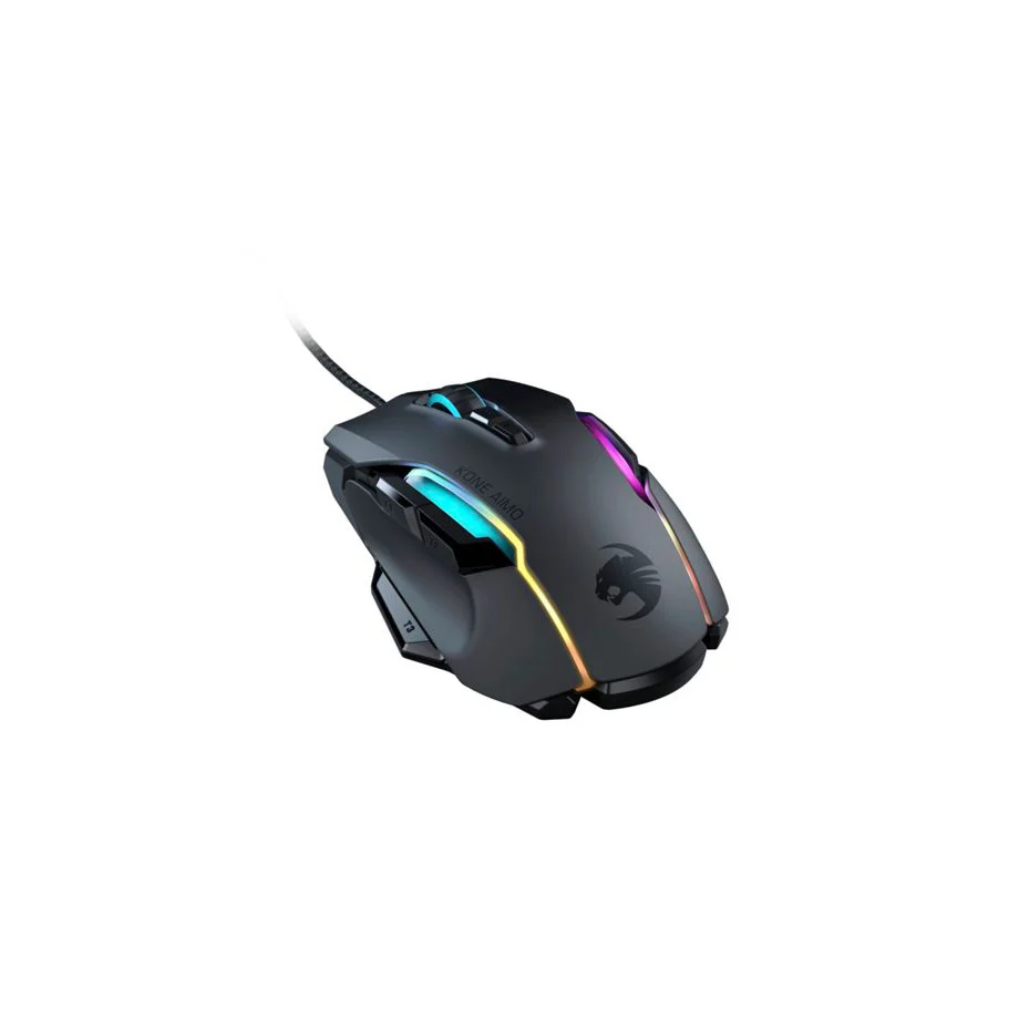 Roccat Kone AIMO Remastered RGBA Gaming-Maus– Schwarz