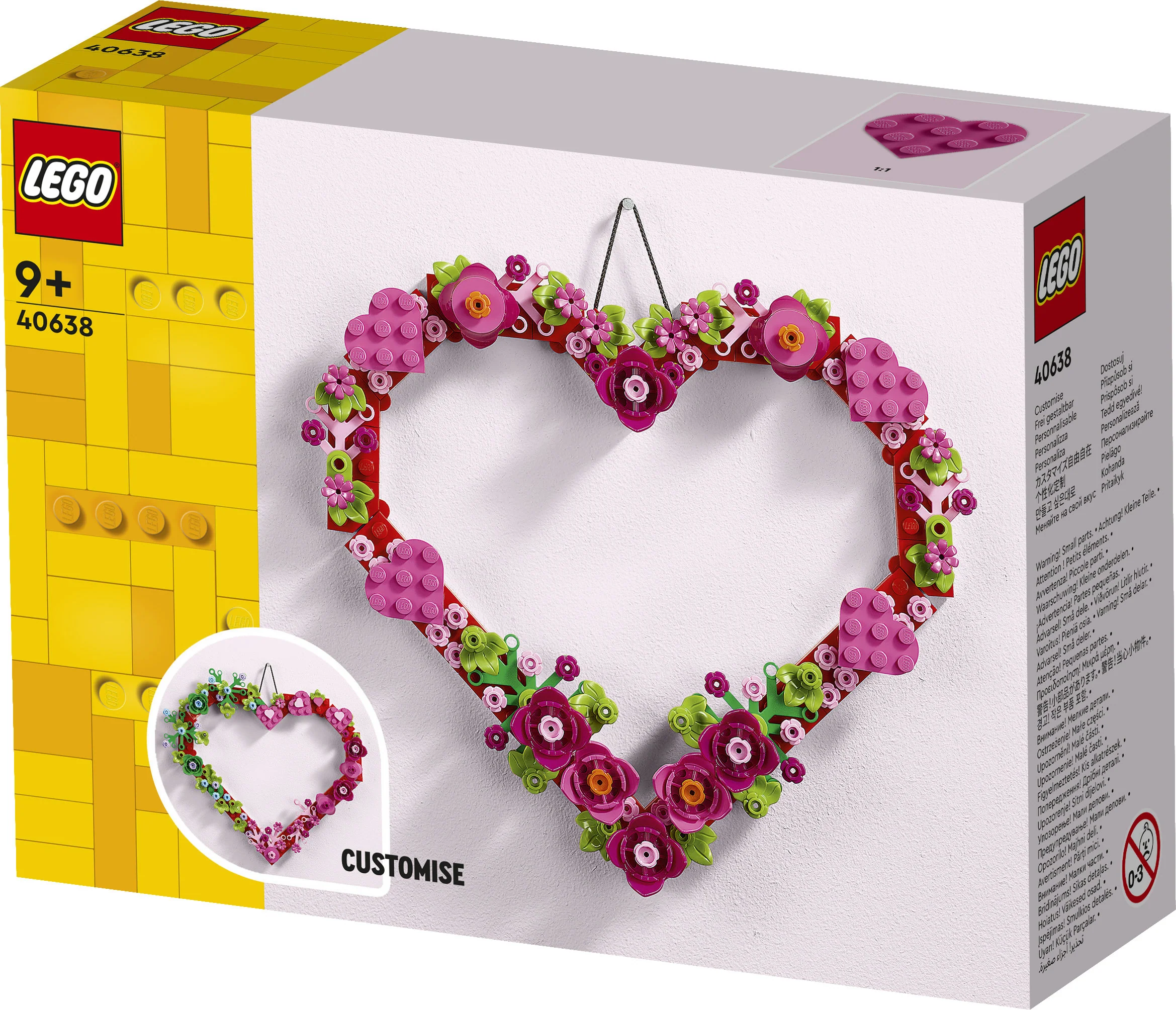 LEGO - Hjertepynt (40638)