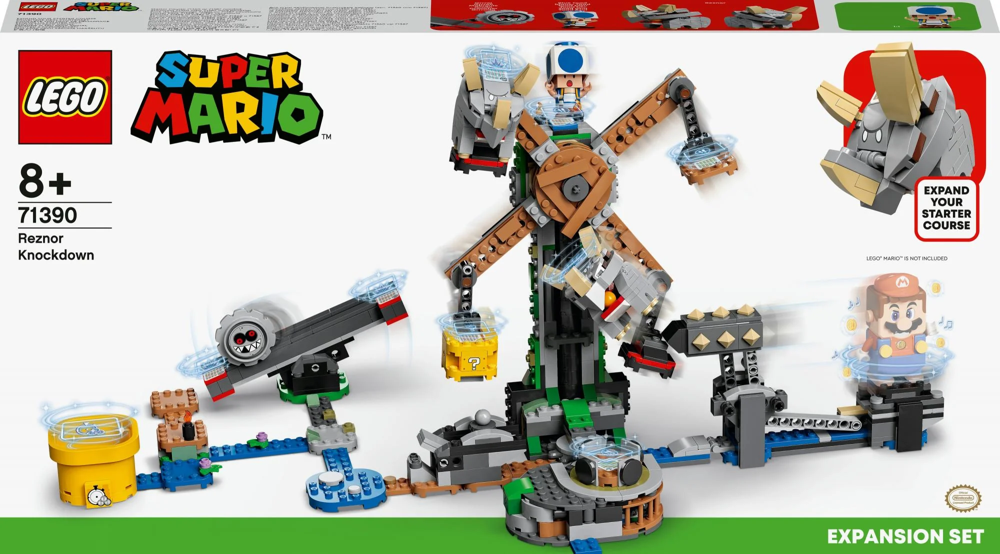 LEGO Super Mario - Reznor overturning expansion set (71390)