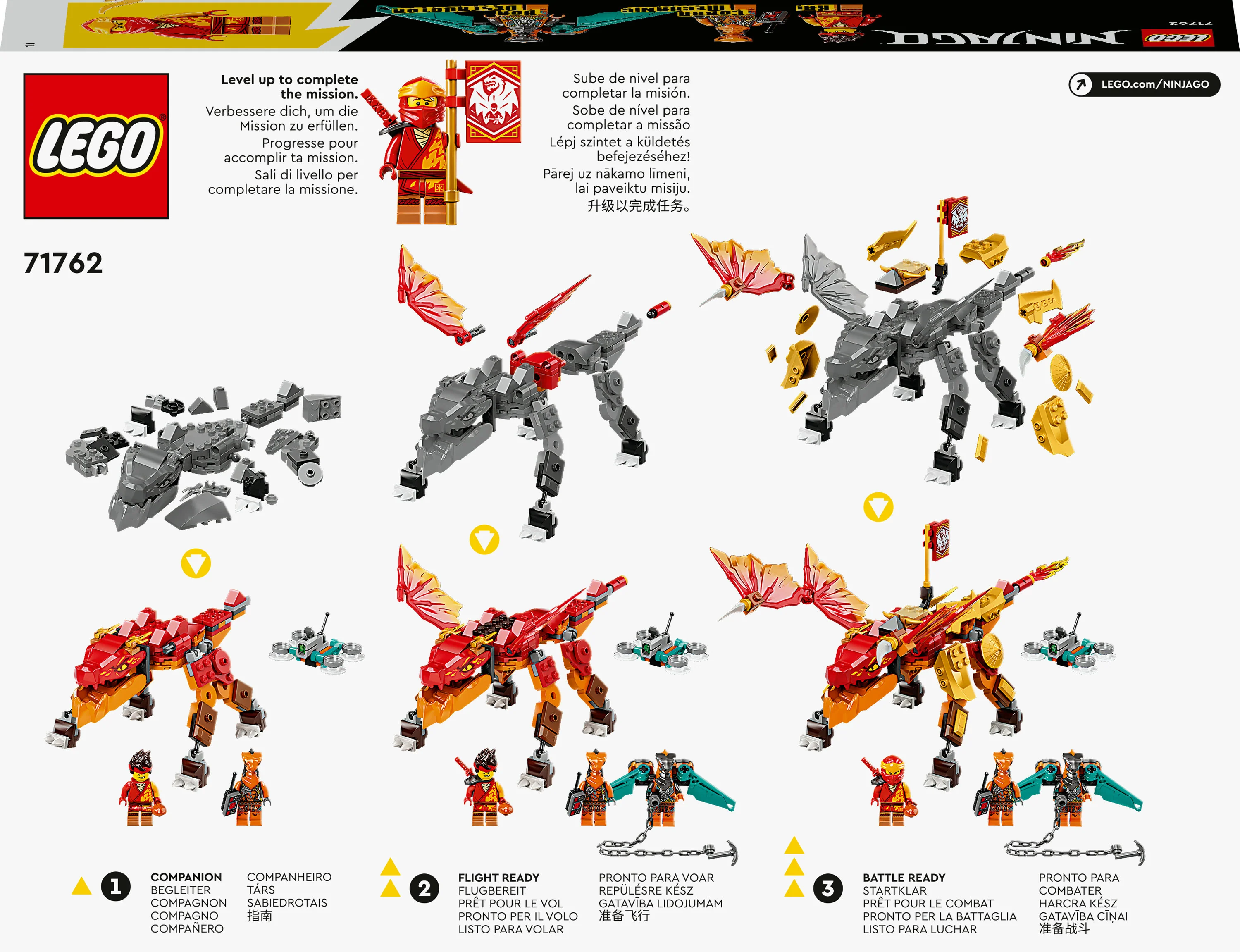LEGO Ninjago Kai's Fire Dragon EVO - 71762