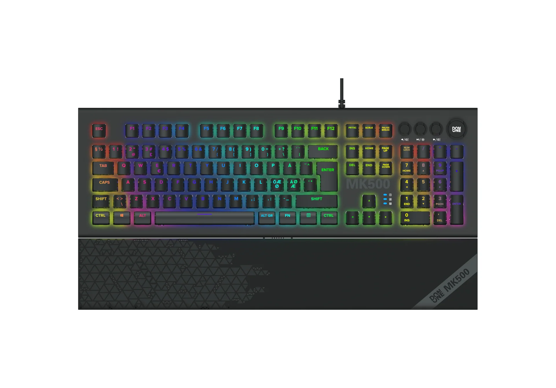 DON ONE– mechanische MK500 RGB-Tastatur– roter Schalter