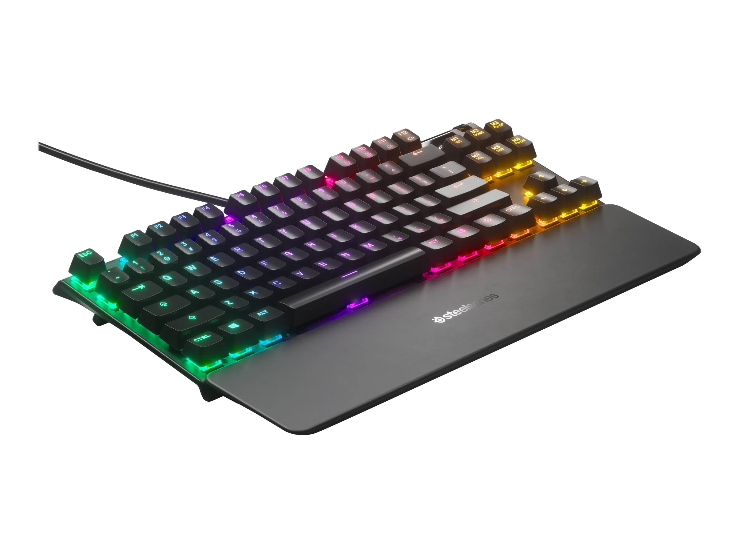 SteelSeries Apex Pro TKL-Tastatur. mechanisches RGB-Kabel