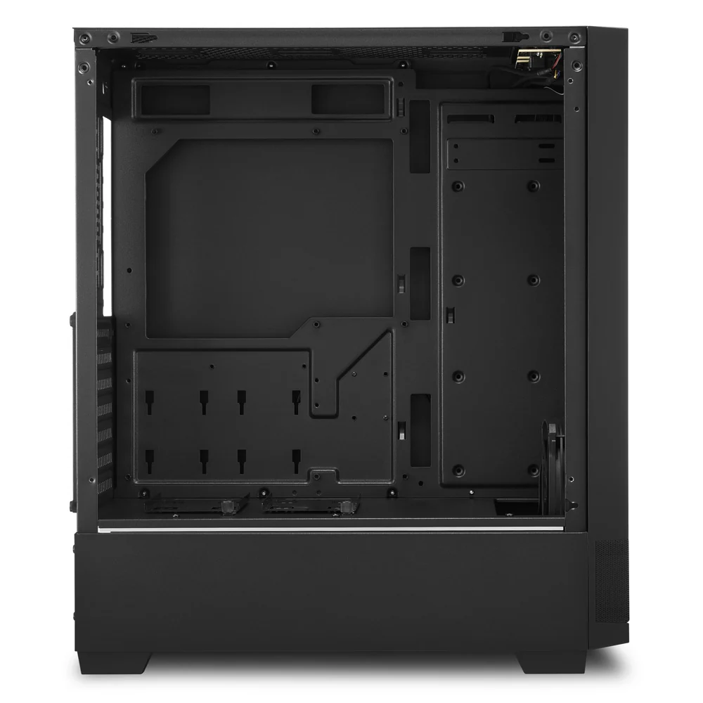 Sharkoon RGB FLOW. tower case (black. side panel of tempered glass)