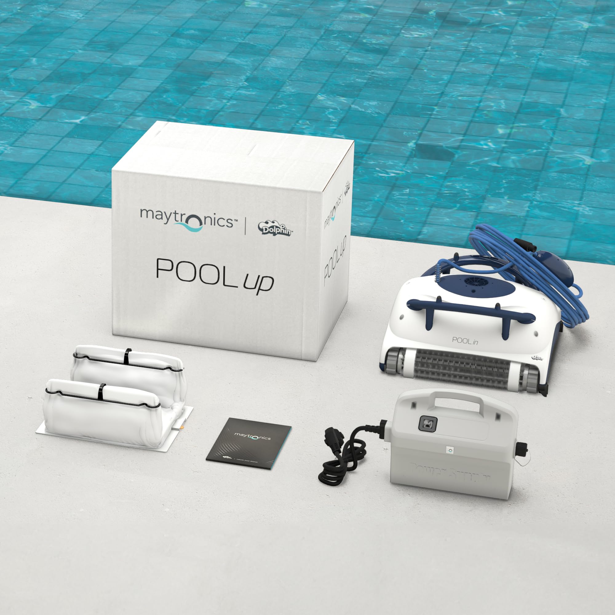 Dolphin Pool UP Robot Electric Pool Cleaner - Wall Cleaning.Above Ground Pools up to 8 meters in Length - Online Shop