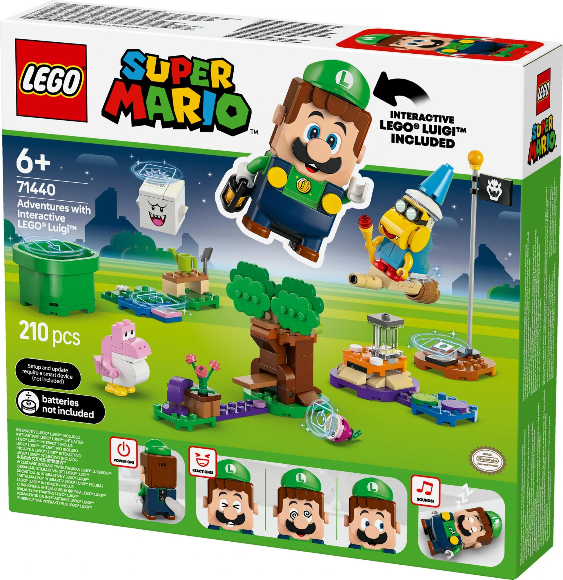 LEGO 71440 Super Mario Adventures with Interactive LEGO Luigi