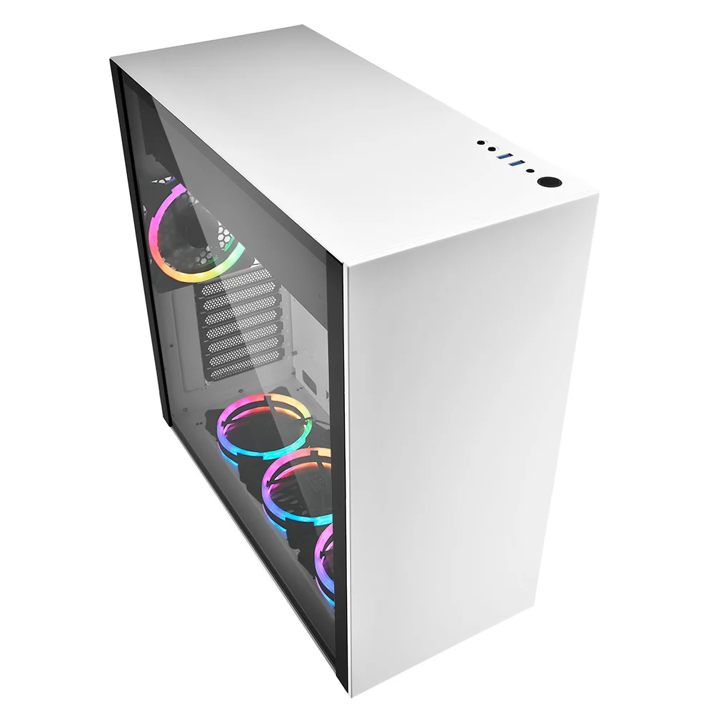 Sharkoon PURE STEEL white RGB ATX