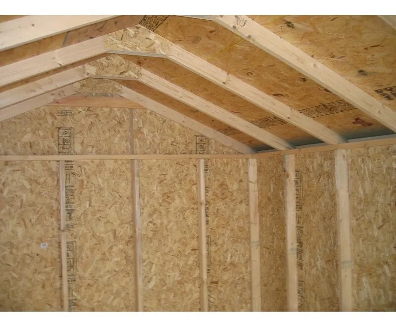 Value 8' wide x 8' deep solid and finished wood st