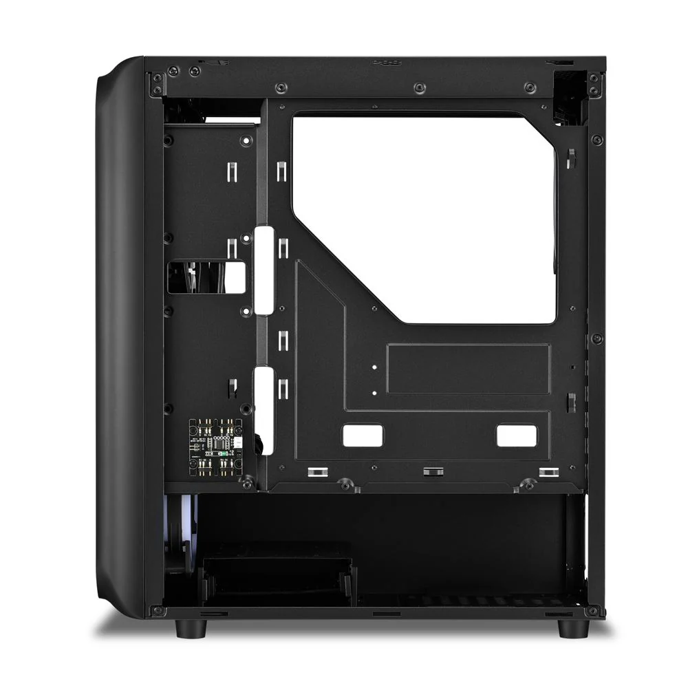 Sharkoon TK5M RGB. tower housing. black. tempered glass - window