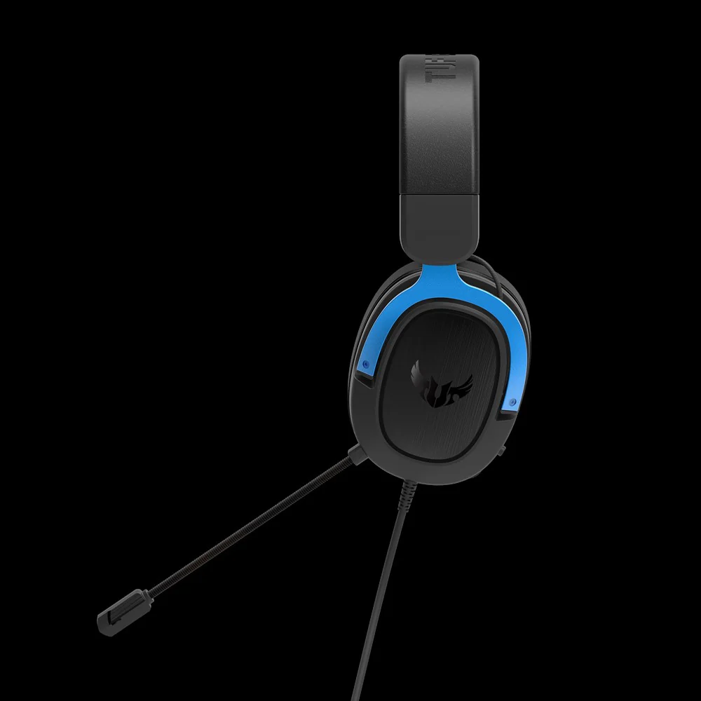 ASUS TUF H3 Gaming-Headset für PC. MAC. PS4 – Blau