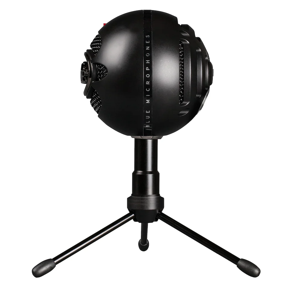 Blau - Mikrofon Schneeball ICE Schwarz