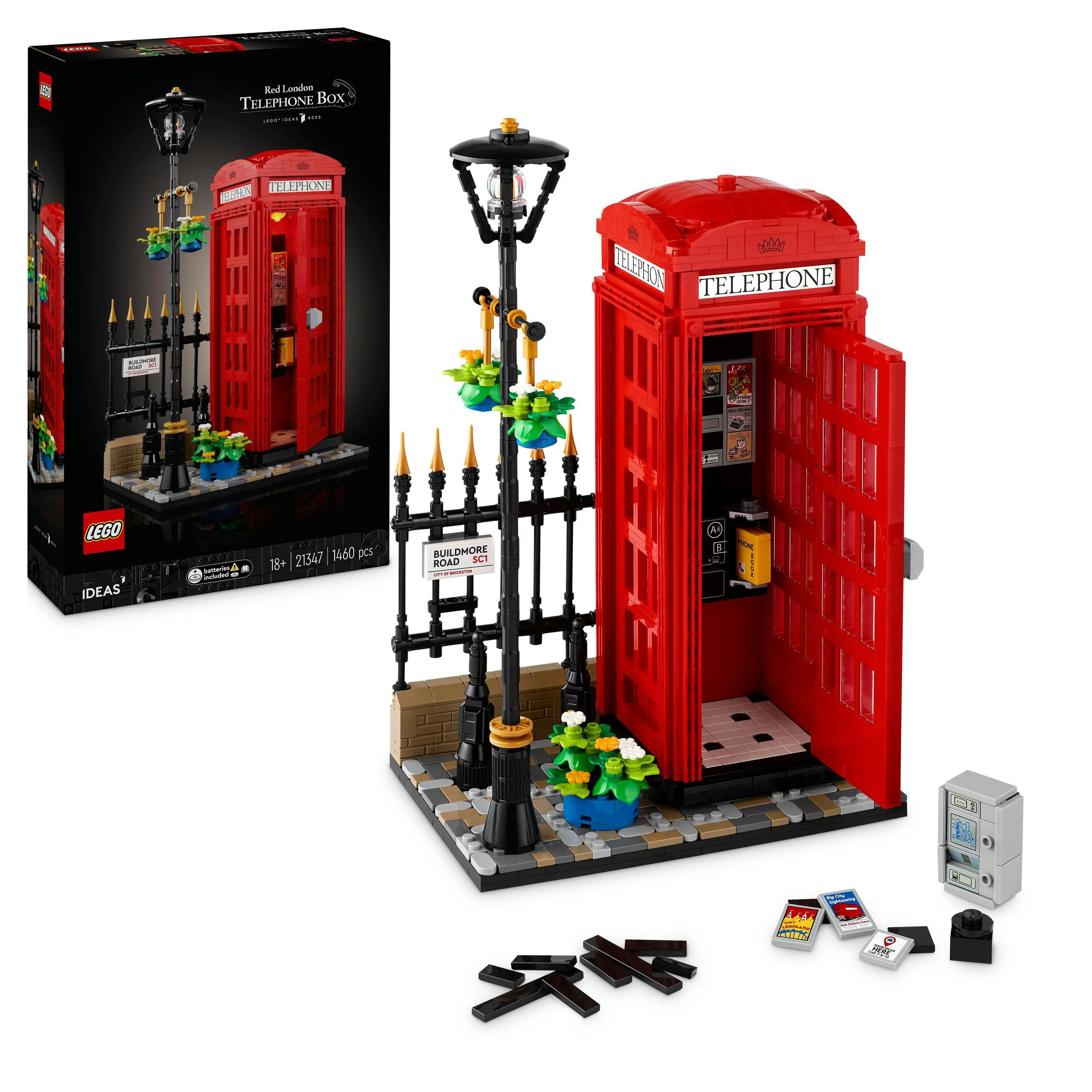 LEGO 21347 Ideas Rød London Telefonboks