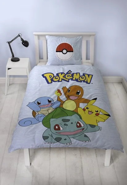 Sengetøj - 140 x 200 cm - Pokemon (POK553)