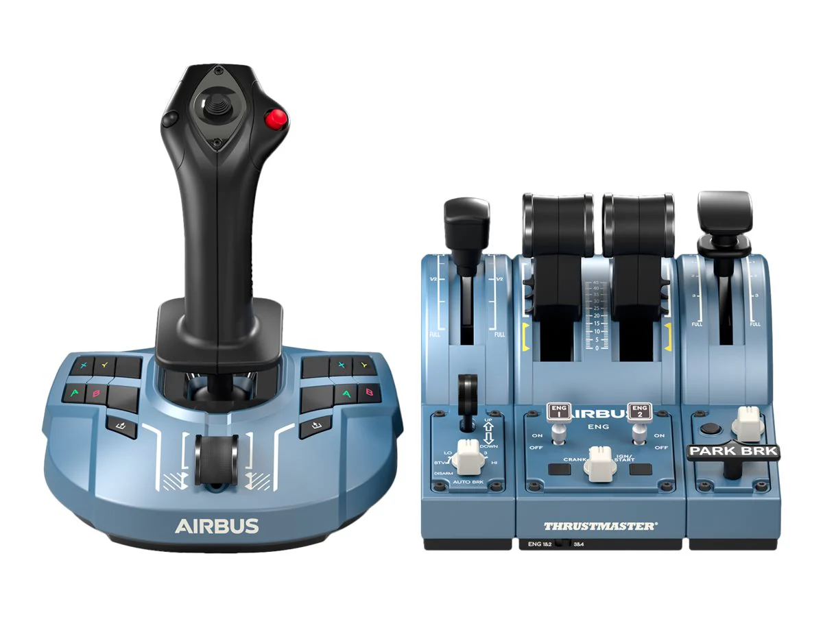 ThrustMaster TCA Captain Pack X Airbus Edition Joystick und Gaspedal