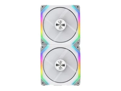 Lian Li UNI FAN SL140 RGB-PWM-Lüfter. 2er-Pack. Weiß– 140 mm
