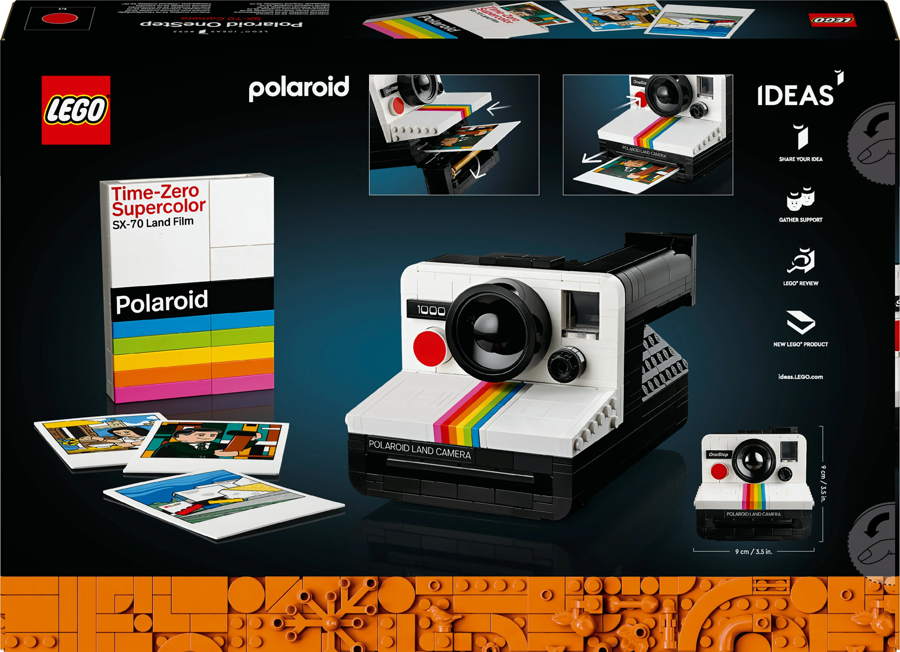 LEGO Ideas - Polaroid OneStep SX-70 Camera (21345)