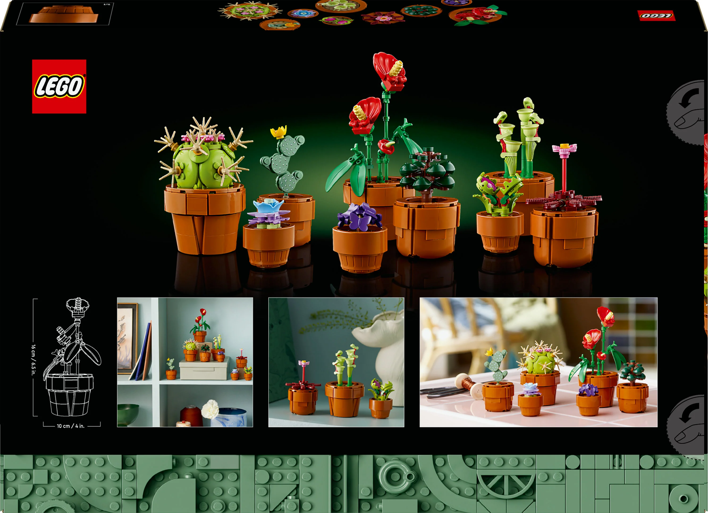 LEGO 10329 Icons Mini Planter