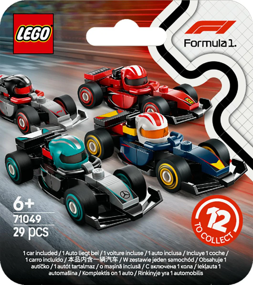 LEGO Minifigures – F1 Biler 36 stk. Boks