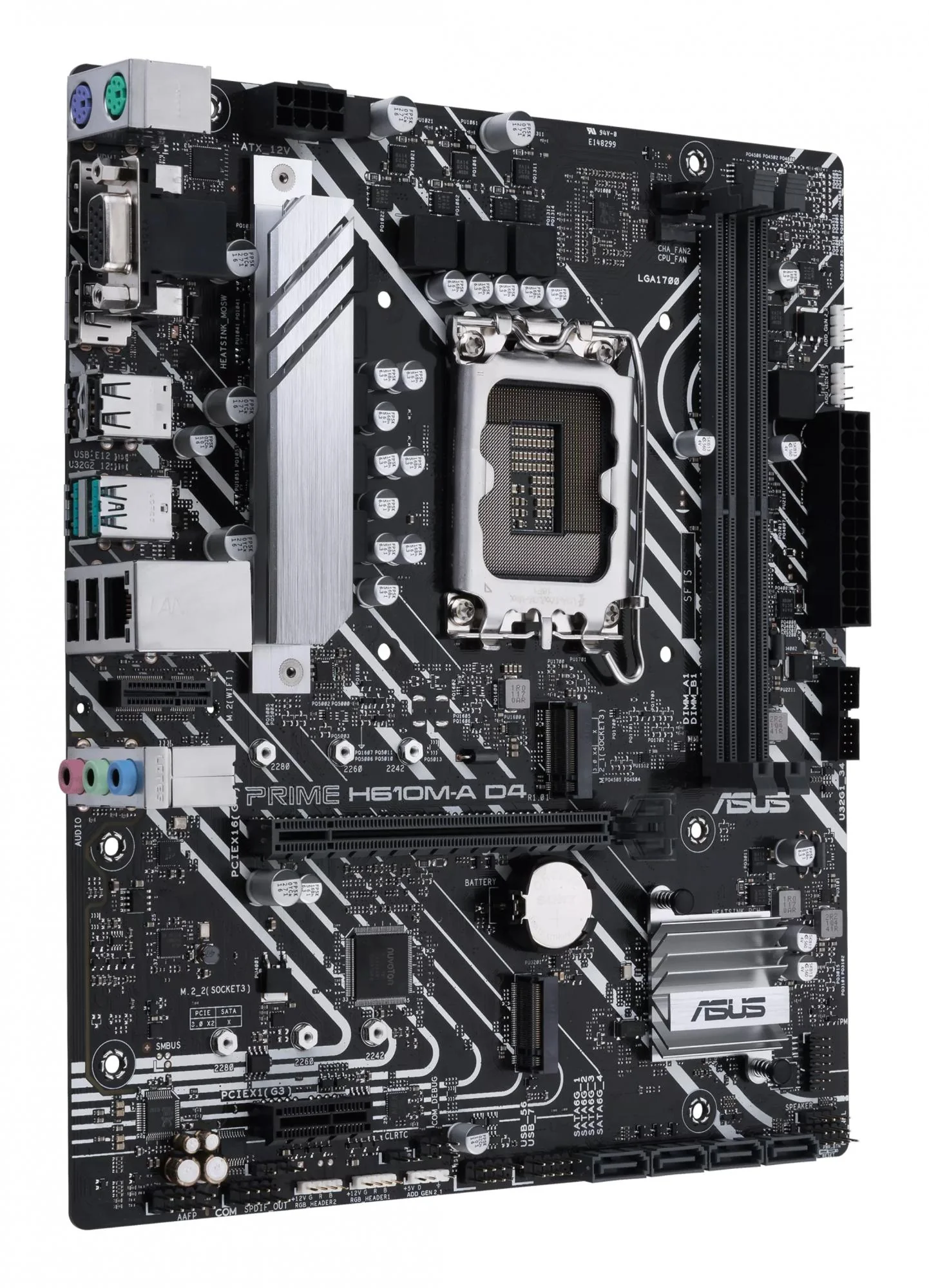 ASUS PRIME H610M-A D4-CSM Micro-ATX LGA1700  Intel H610