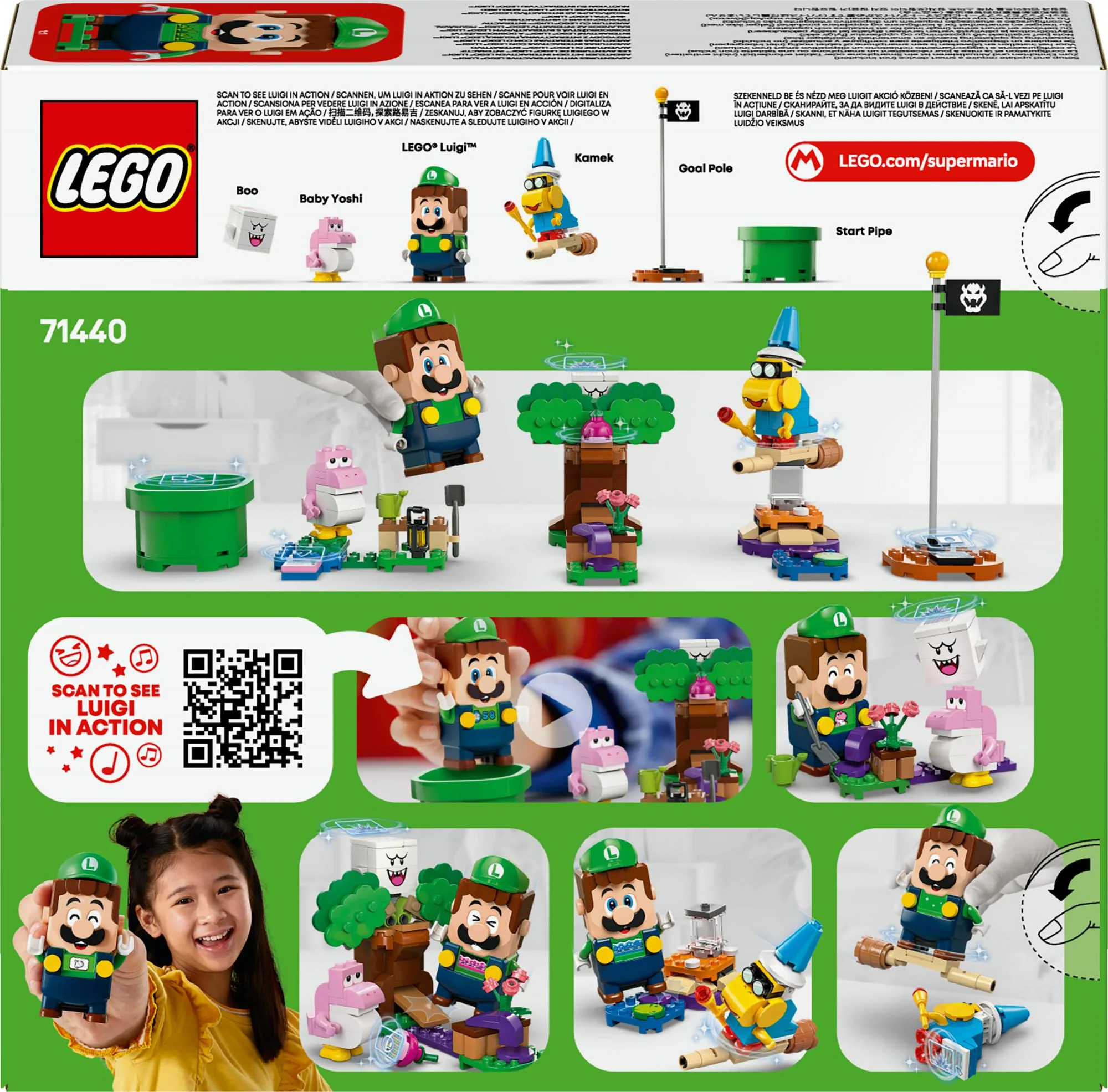 LEGO 71440 Super Mario Adventures with Interactive LEGO Luigi