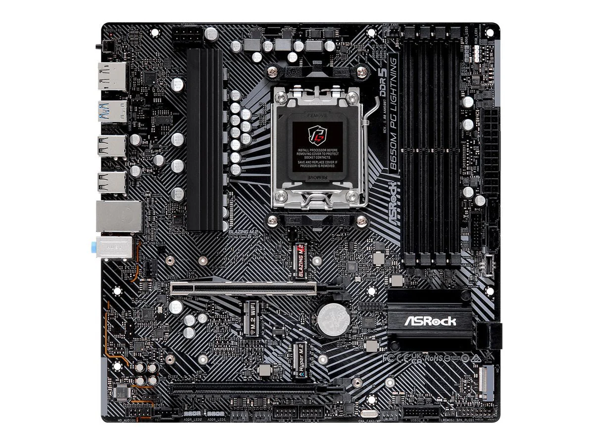 ASRock B650M PG LIGHTNING - Bundkort