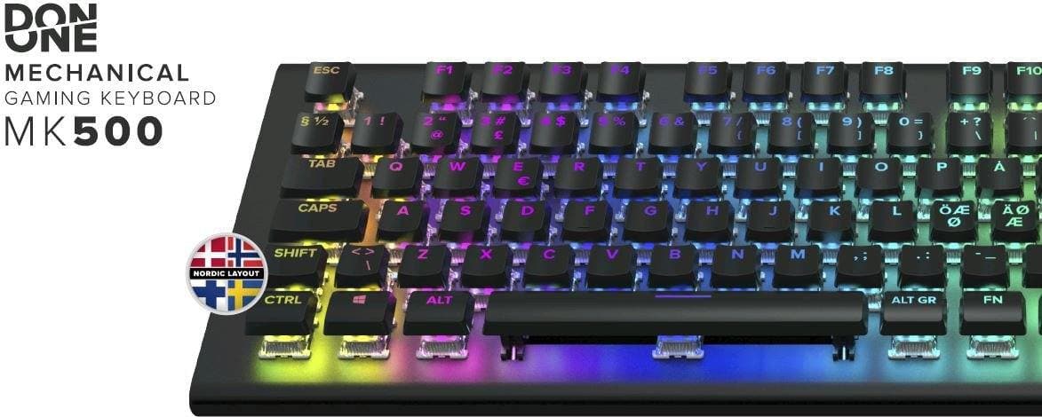 DON ONE– mechanische MK500 RGB-Tastatur– roter Schalter