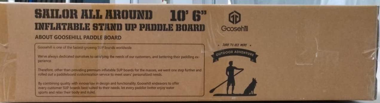 Goosehill Inflatable Stand Up Paddle Board.Premium SUP Pack