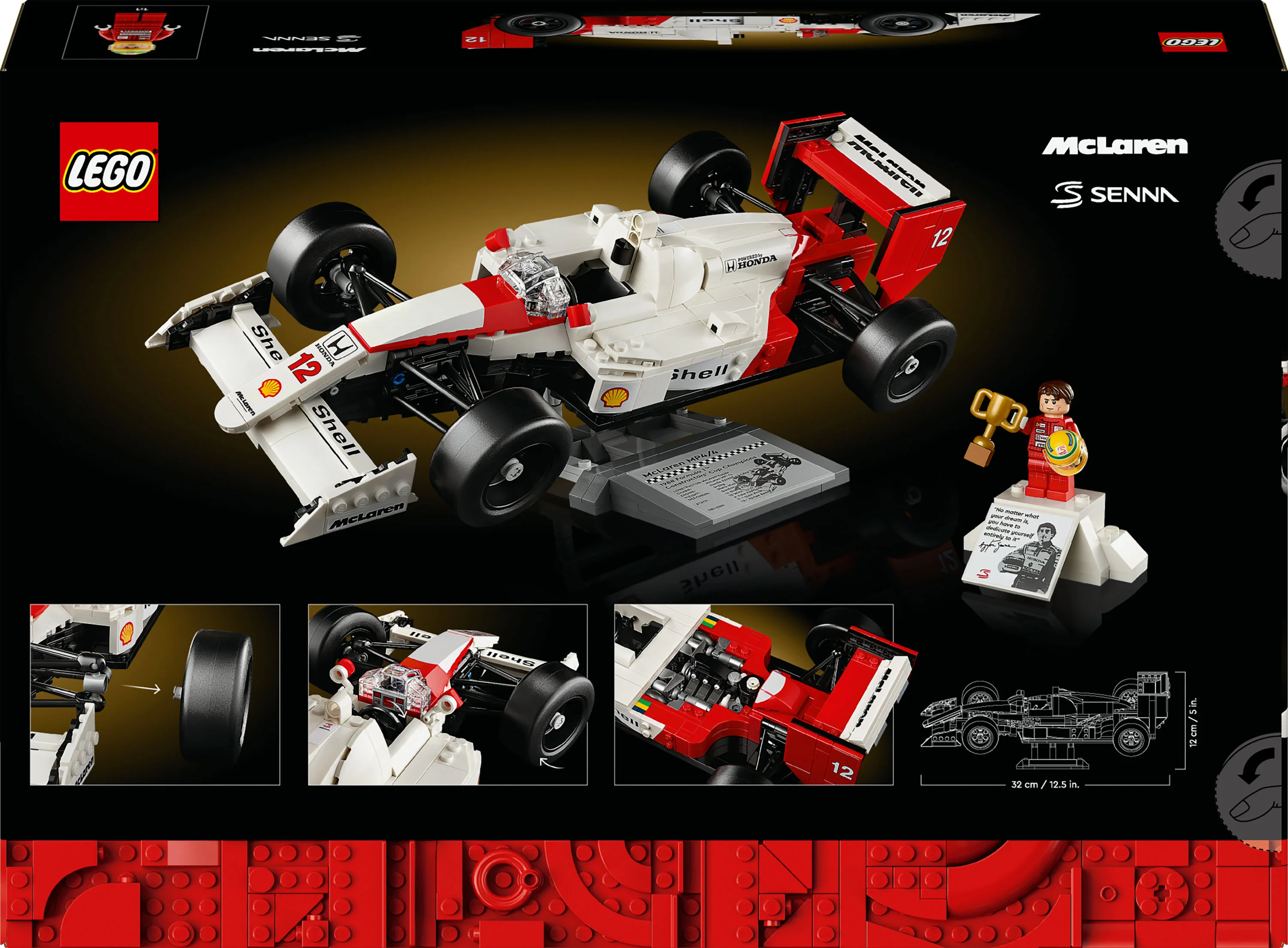 LEGO 10330 Icons McLaren MP4/4 & Ayrton Senna