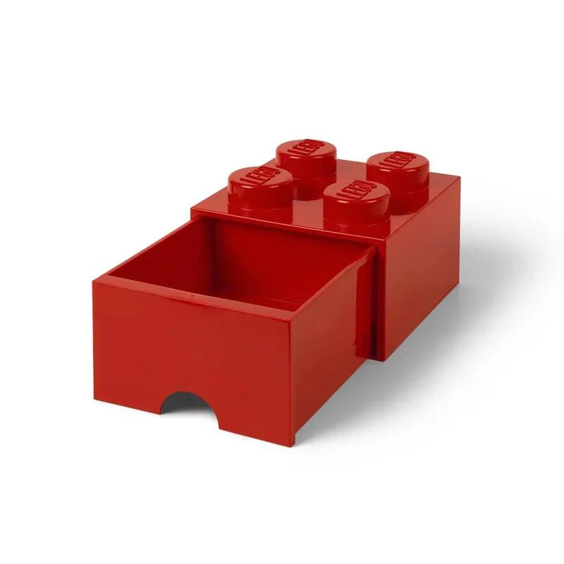 Room Copenhagen LEGO Brick Drawer 4 red - RC40051730