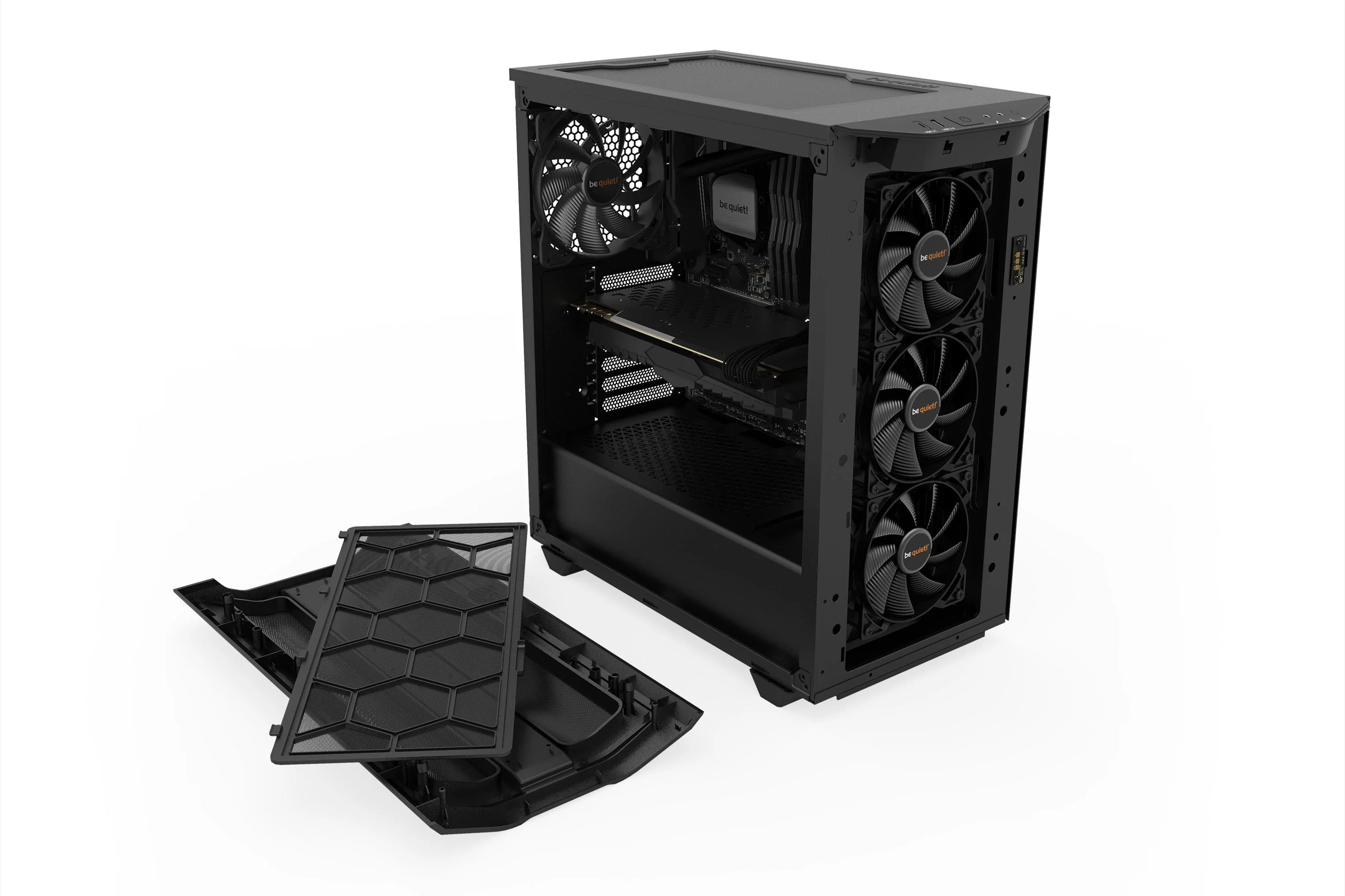 ruhig sein! Pure Base 500DX Tower ATX Schwarz