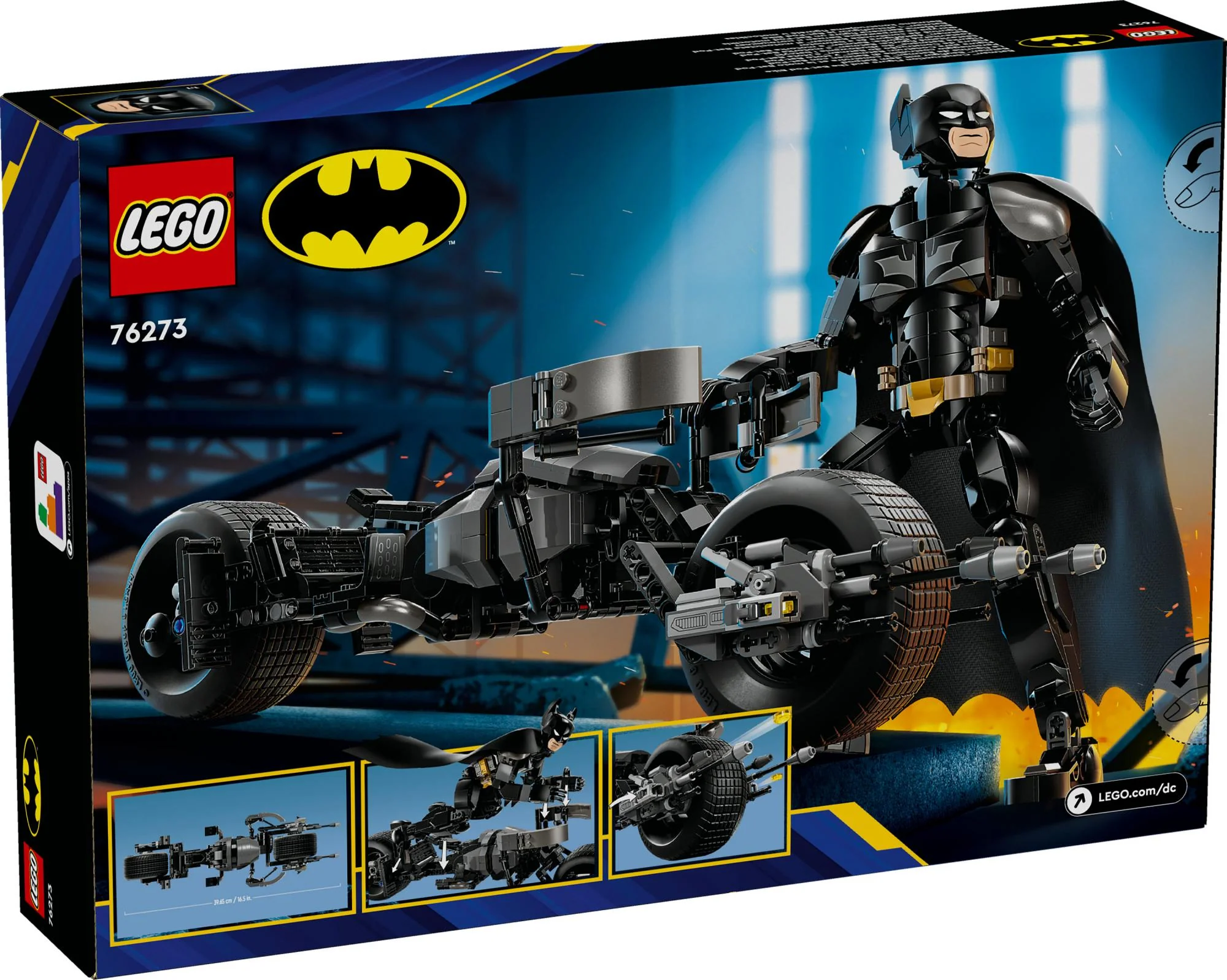 LEGO 76273 DC Super Heroes Batman Building Figure with Batpod