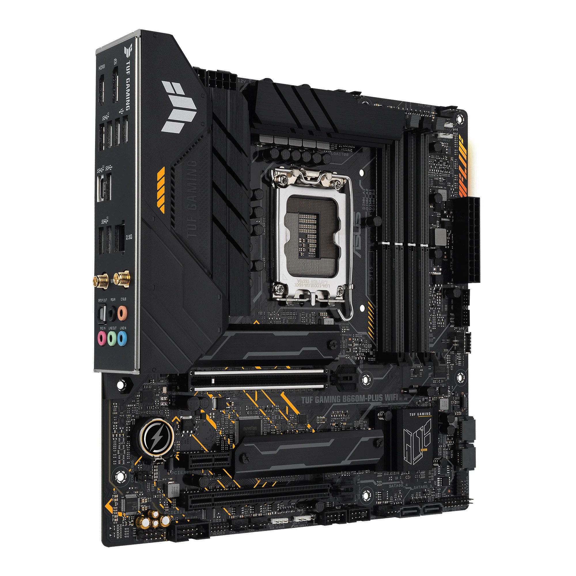 ASUS TUF GAMING B660M-PLUS WIFI (mATX. B660. LGA 1700. DDR5)