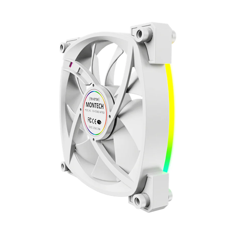 Montech RX120 PWM White  - reverse fan