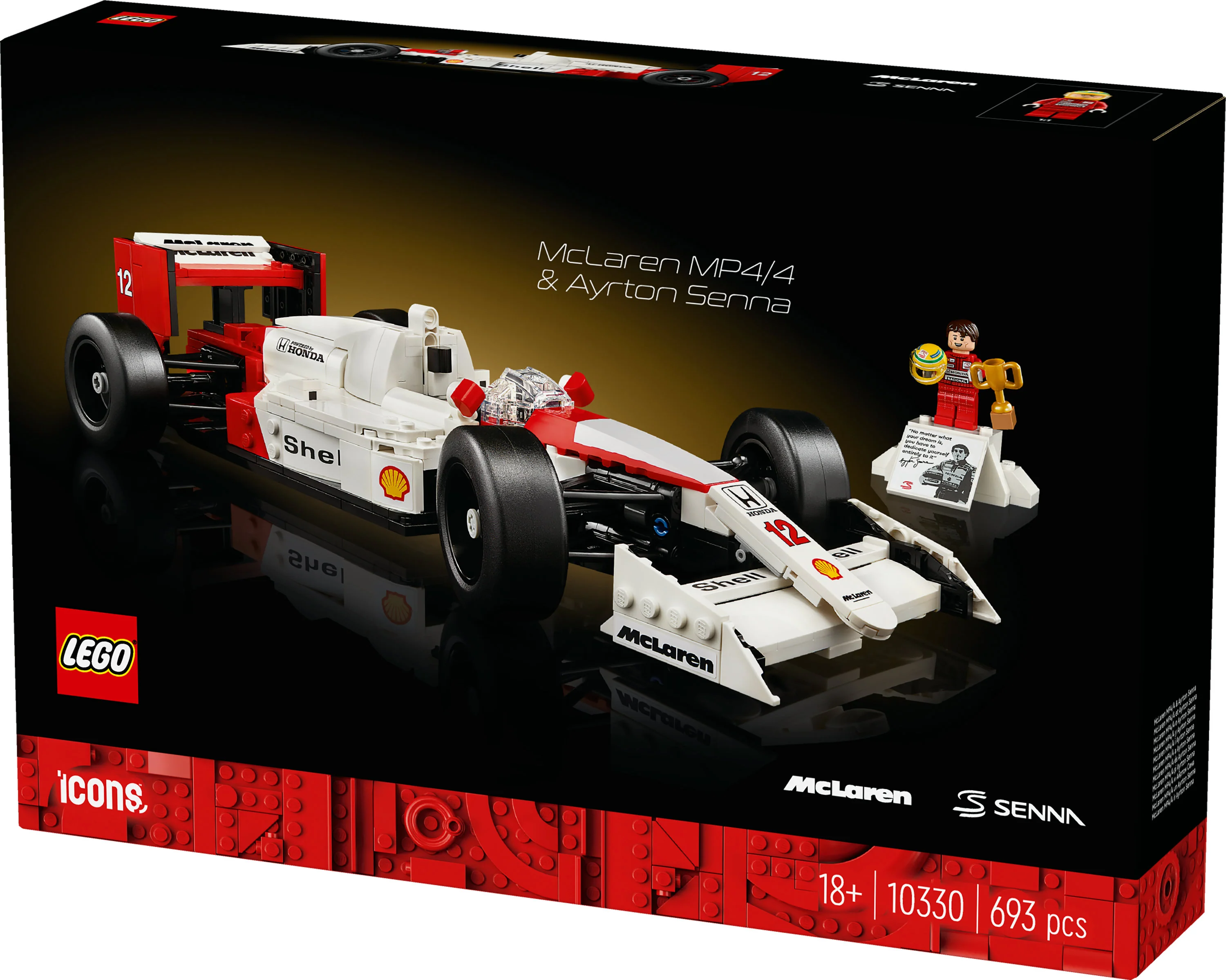 LEGO 10330 Icons McLaren MP4/4 & Ayrton Senna