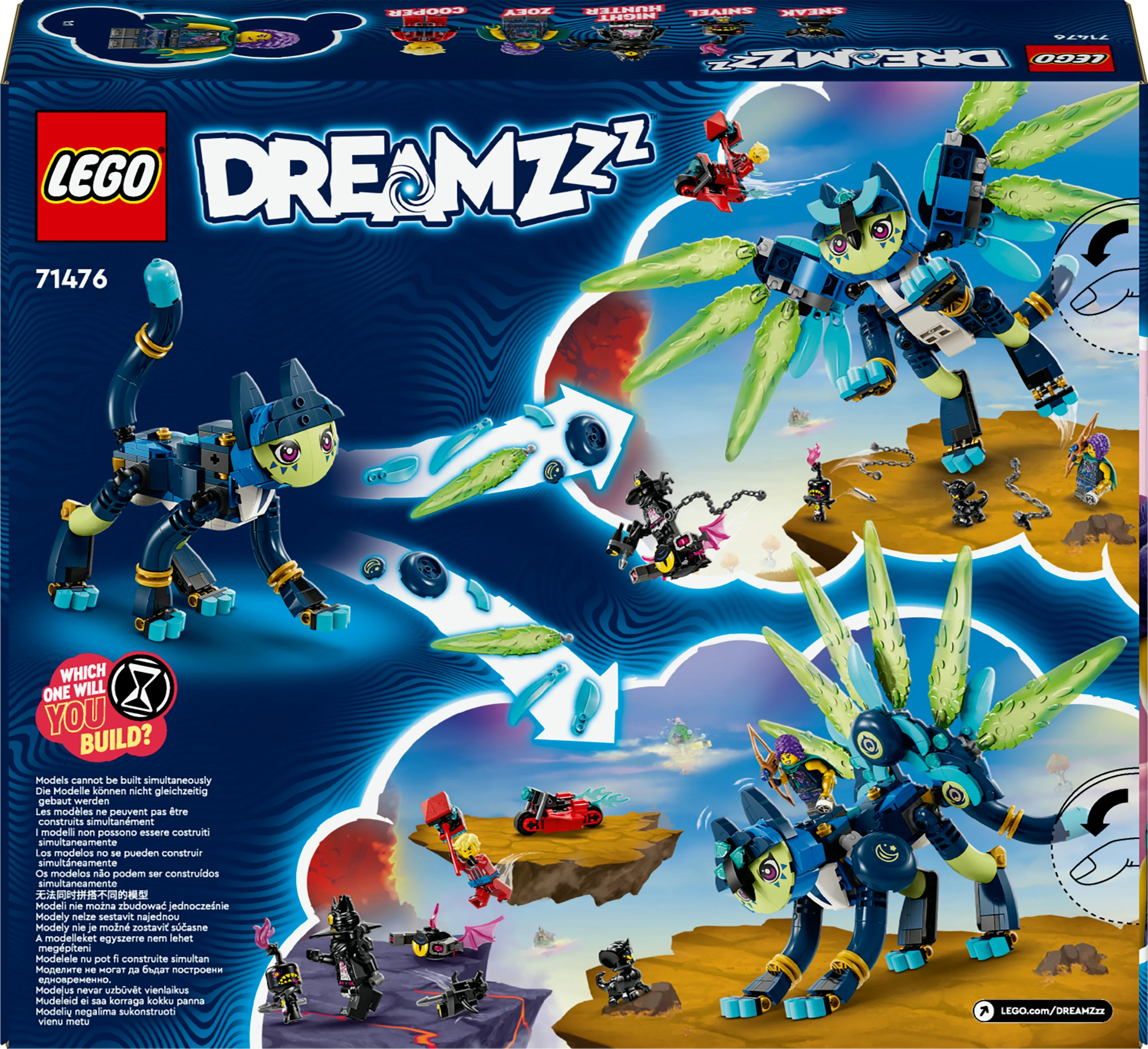 LEGO 71476 DREAMZzz Zoey and Zian kat uglen
